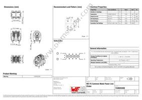 7448640406 Datasheet Cover