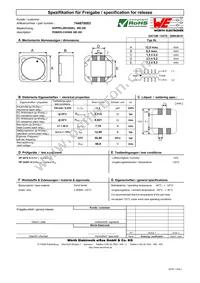 744870003 Datasheet Cover