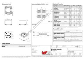 7448841470 Datasheet Cover