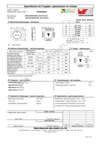 74489430022 Datasheet Cover