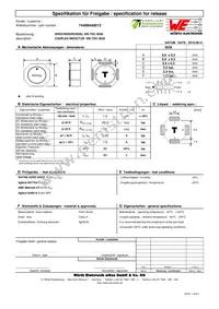 74489440012 Datasheet Cover