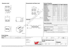 7448990082 Datasheet Cover