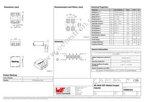 7448991022 Datasheet Cover