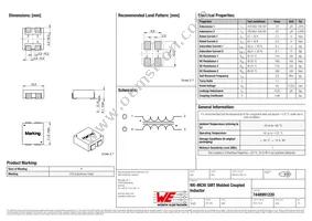 7448991220 Datasheet Cover