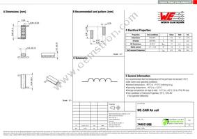 744911088 Datasheet Cover