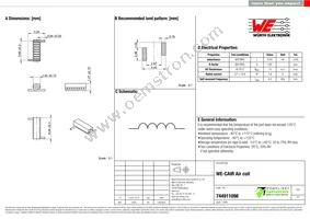 744911098 Datasheet Cover