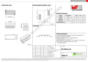 744914117 Datasheet Cover