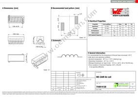 744914128 Datasheet Cover