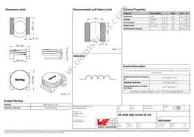 7449150046 Datasheet Cover