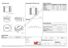 7449150079 Datasheet Cover