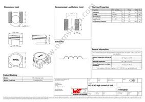 7449152042 Datasheet Cover