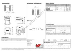 7449152090 Datasheet Cover