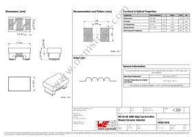 744917018 Datasheet Cover