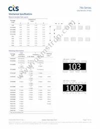 745X101104JPTR Datasheet Page 7