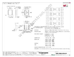 749020013 Datasheet Cover