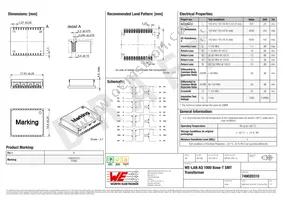 749020310 Datasheet Cover