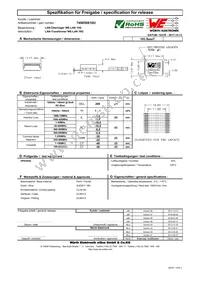 749050010U Datasheet Cover