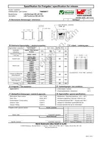 749050017 Datasheet Cover