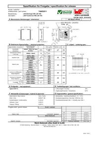 749052011 Datasheet Cover