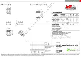 749196301 Datasheet Cover