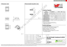 749196311 Datasheet Cover