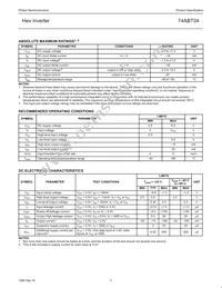 74ABT04N Datasheet Page 3