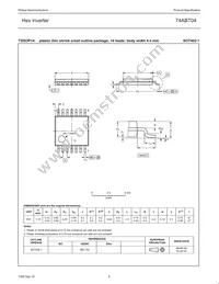 74ABT04N Datasheet Page 8