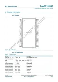 74ABT16240ADGG Datasheet Page 4