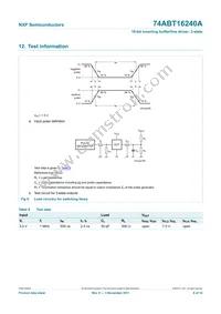 74ABT16240ADGG Datasheet Page 9