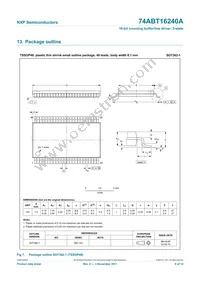 74ABT16240ADGG Datasheet Page 10