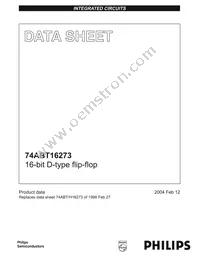 74ABT16273DL Datasheet Page 2