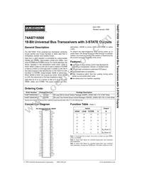 74ABT16500CSSCX Datasheet Cover