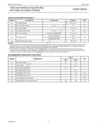 74ABT16823ADL Datasheet Page 5