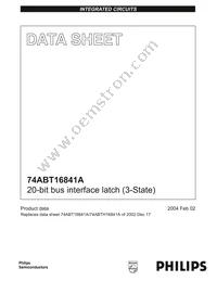 74ABT16841ADL Datasheet Page 2