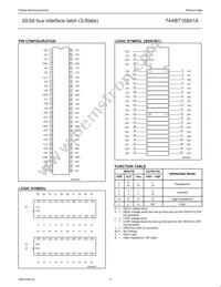 74ABT16841ADL Datasheet Page 4