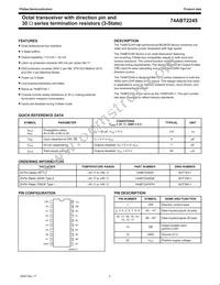 74ABT2245D Datasheet Page 2