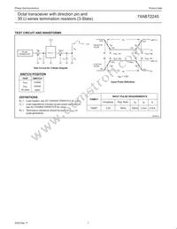 74ABT2245D Datasheet Page 7