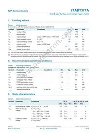 74ABT374AD Datasheet Page 4