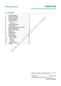 74ABT374AD Datasheet Page 16