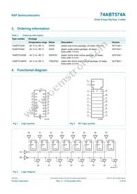 74ABT574AN Datasheet Page 2