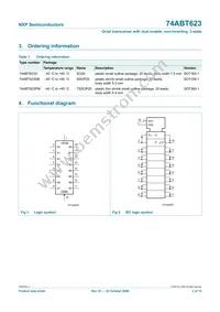 74ABT623PW Datasheet Page 2
