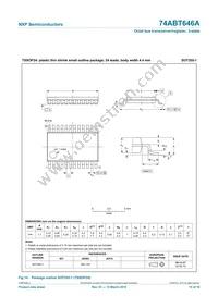 74ABT646APW Datasheet Page 15