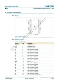 74ABT648PW Datasheet Page 4