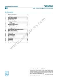 74ABT648PW Datasheet Page 19