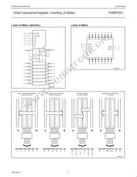 74ABT651PW Datasheet Page 3