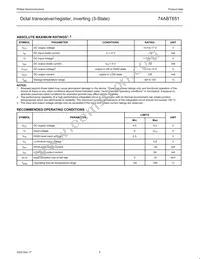 74ABT651PW Datasheet Page 5