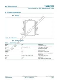 74ABT657D Datasheet Page 4