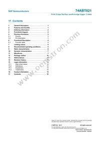 74ABT821DB Datasheet Page 16