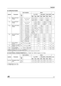 74AC02TTR Datasheet Page 3
