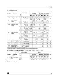 74AC10MTR Datasheet Page 3